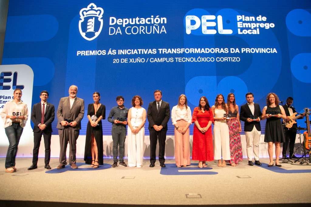Os VII Premios PEL da Deputación da Coruña foron entregados nunha gala o pasado venres no Campus Tecnolóxico Cortizo